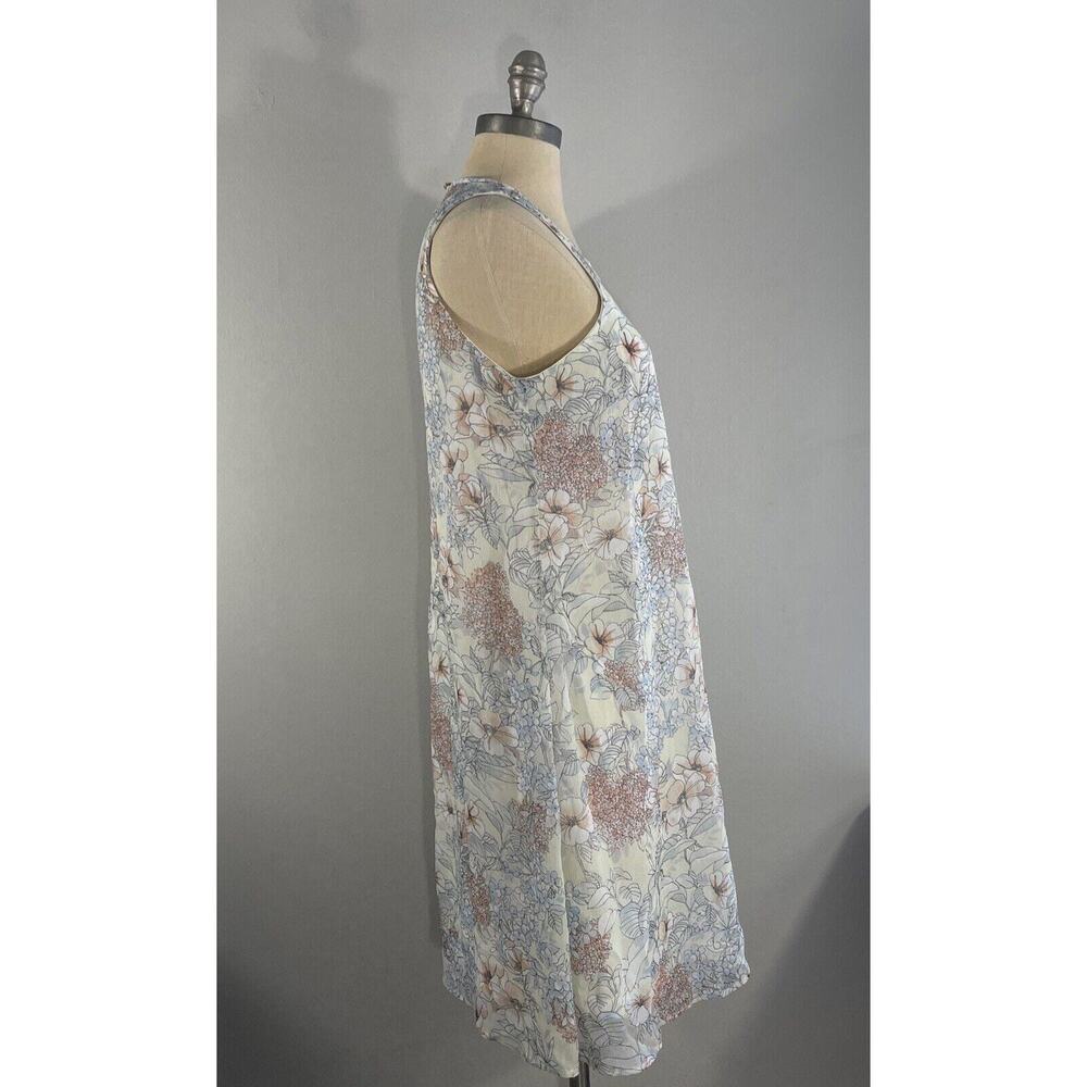Tommy Hilfiger Women’s 10 Trapeze Sundress Dress Floral Print Sleeveless Keyhole - Picture 3 of 12